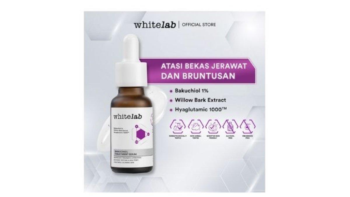 REKOMENDASI SERUM BAKUCHIOL - Foto produk Whitelab Bakuchiol Treatment Serum, diolah dari whitelab.co.id, Kamis (20/2/2025). Berikut rekomendasi serum Bakuchiol sebagai alternatif retinol yang lebih lembut dan ramah kulit sensitif.