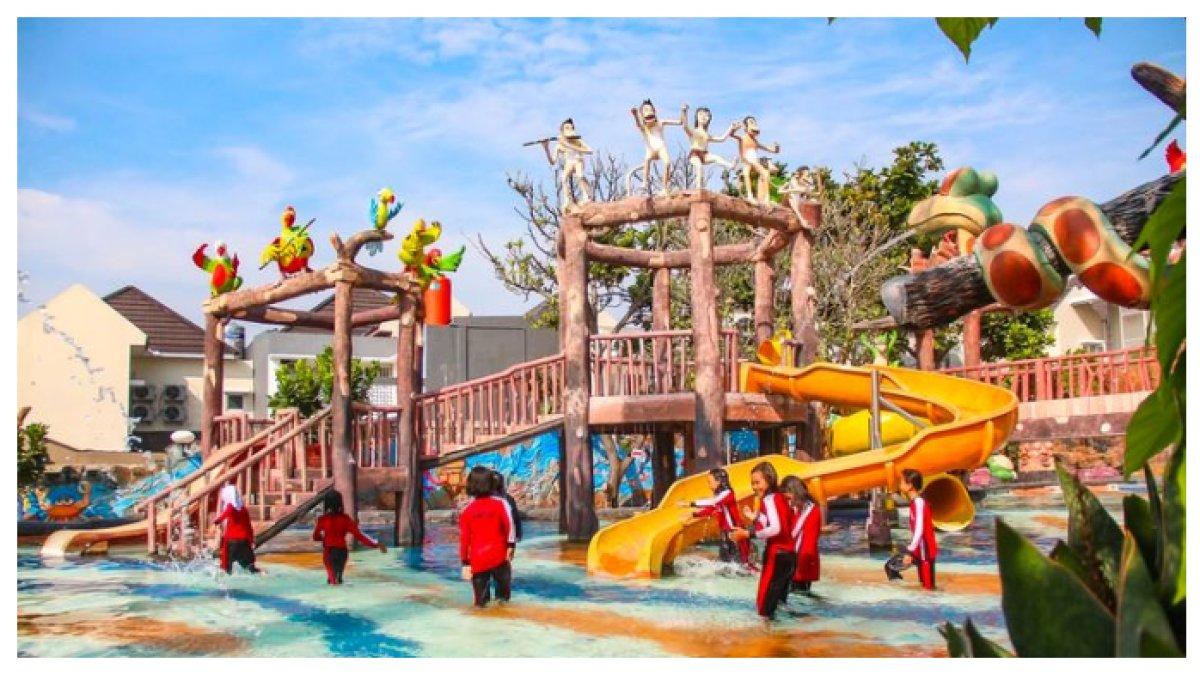 WISATAWAN JUNGLE TOON WATERPARK - Cuma 7 km dari Semarang! Waterpark dengan taman air dan kolam renang seru, cocok buat liburan dan lagi viral di TikTok
