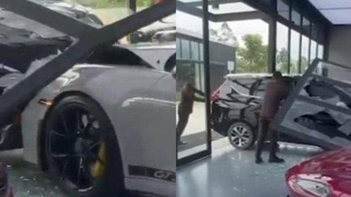 Xpander tabrak Porche GT3 di PIK 2. Terungkap sosok pengemudi mobil Mitsubishi Xpander yang menabrak mobil mewah Porsche GT3 seharga Rp 8,9 miliar. Pengemudi itu inisial JS