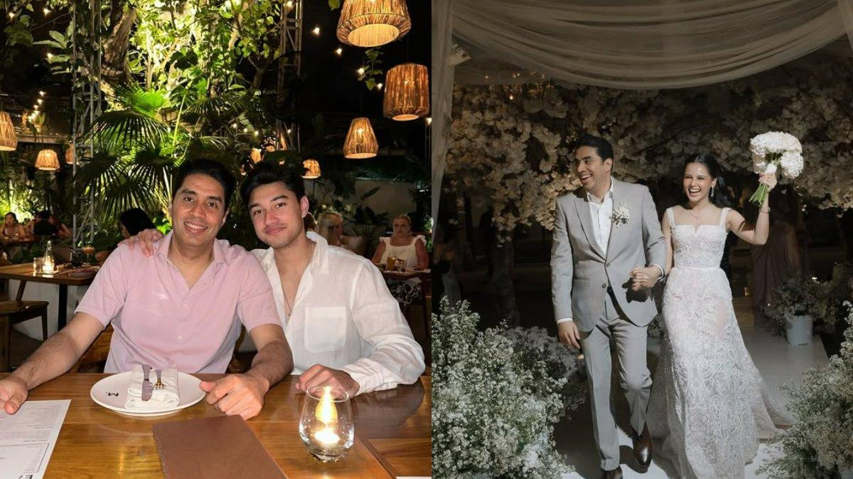 YUNITA SIREGAR MENIKAH - (kiri) Wicky V Olindo bersama putranya Michael Olindo, foto Instagram @m.olndo pada 8 Mei 2024. Wicky V Olindo baru saja menikahi artis Yunita Siregar