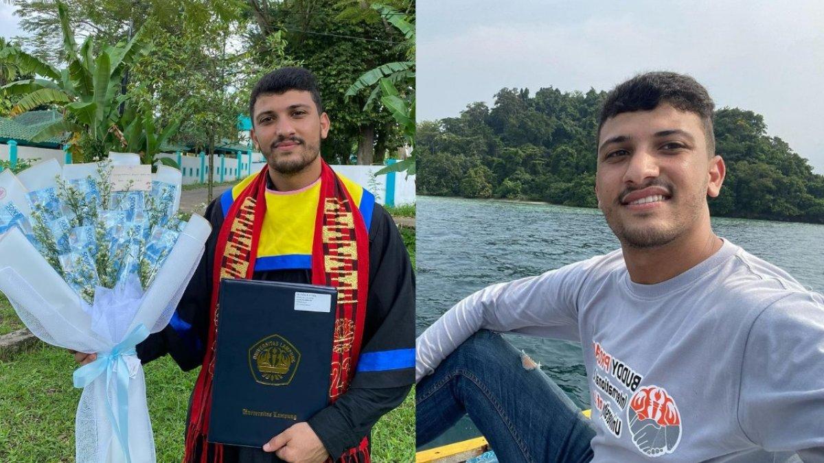 Yahia Taha, pemuda Palestina yang sedang kuliah di Lampung