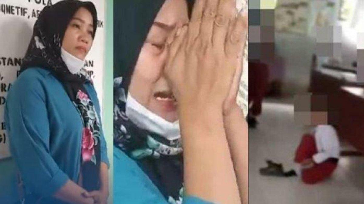 Yani, kakak dari Kamelia meminta maaf soal hebohnya kasus siswa SD dihukum gegara nunggak bayar SPP