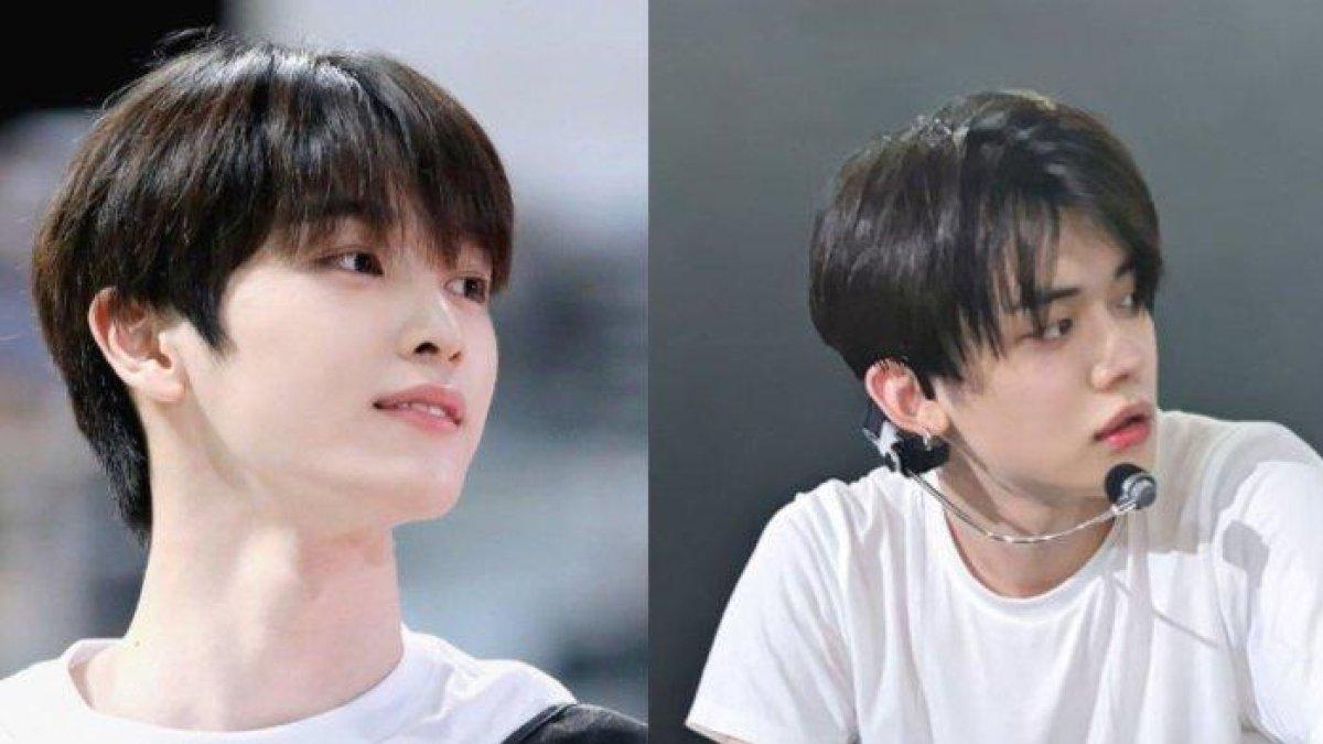 Yeonjun TXT (Kanan) & Sungchan NCT (Kiri)