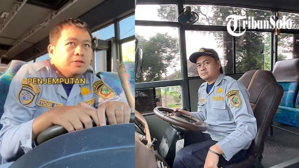 Yogi Adi, sopir bus gratis antar jemput anak sekolah di Wonogiri