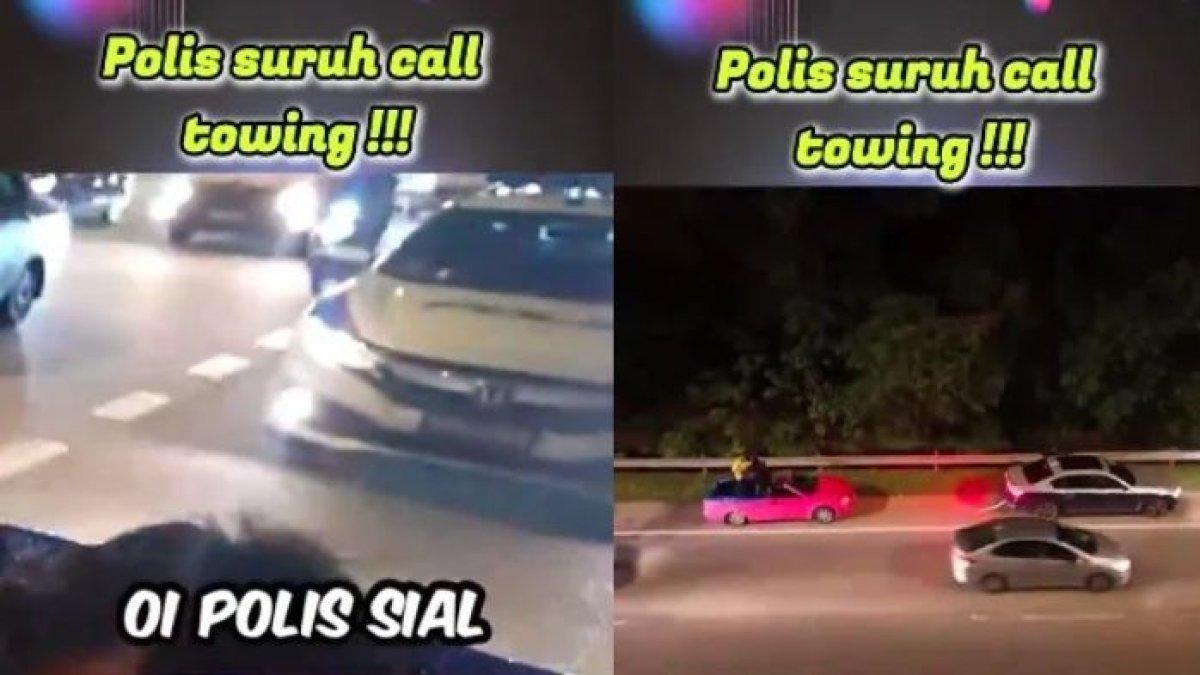 YouTuber Malaysia Modif Mobil Jadi Kolam Renang, Langsung Dicegat Polisi di Jalan