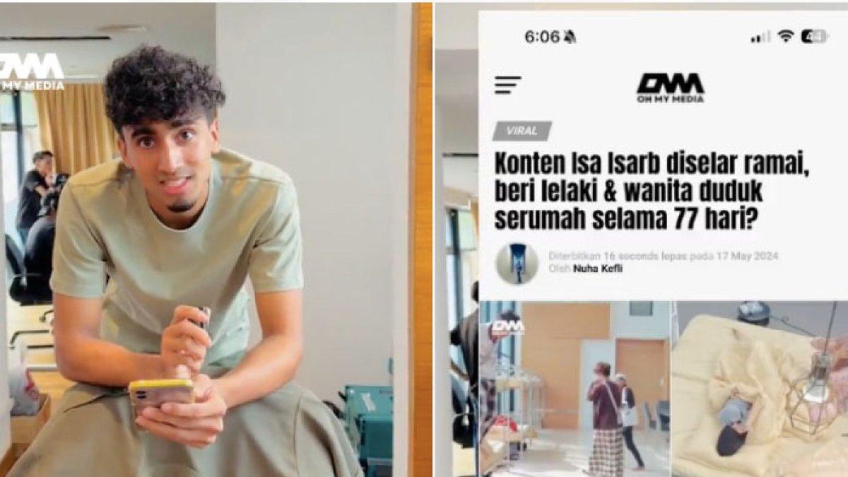 YouTuber Malaysia minta maaf bikin challenge pria dan wanita hidup serumah selama 77 hari
