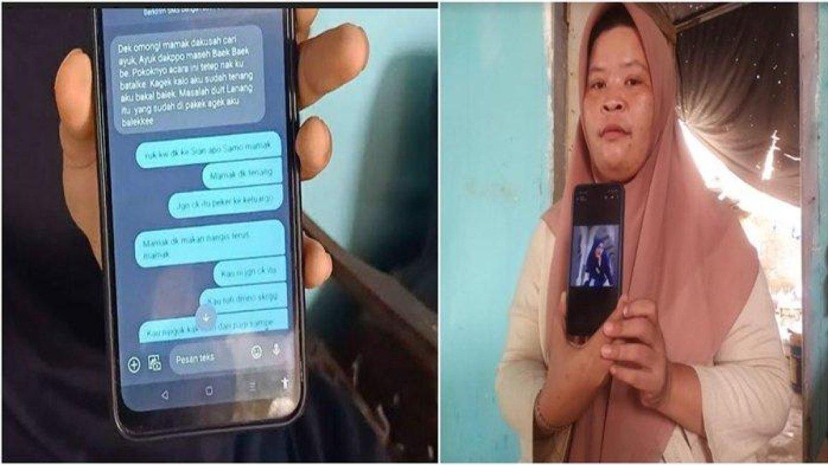 Yuli (30) kakak Junita (24) calon pengantin wanita di Palembang hilang mengungkapkan ada pesan yang disampaikan melalui SMS, dia tidak ingin dicari.