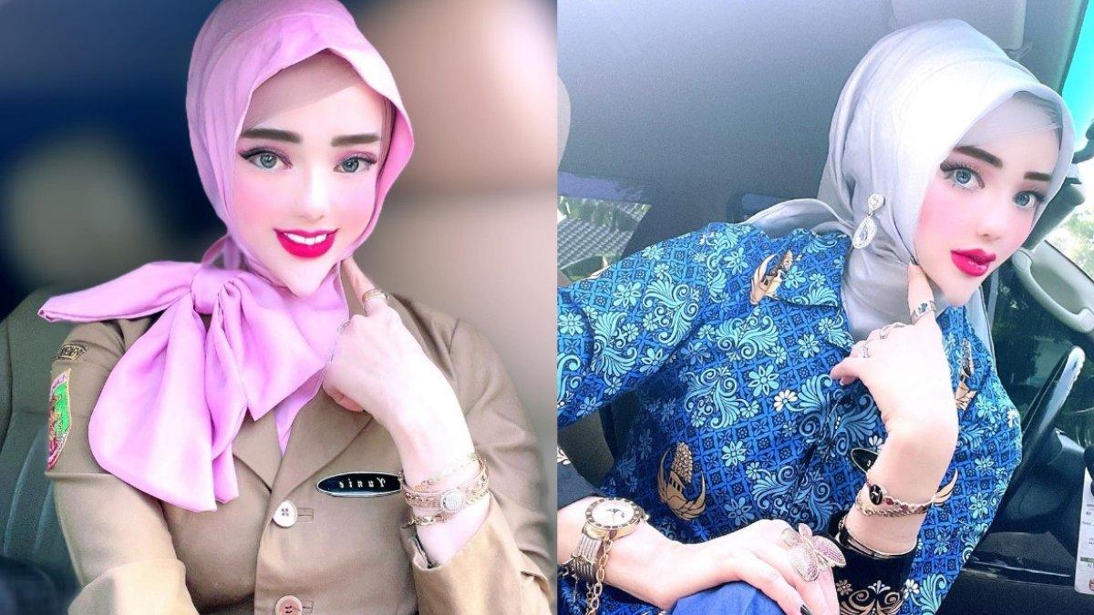 Yuni Jasmine PNS asal Lampung dengan penampilan nyentrik
