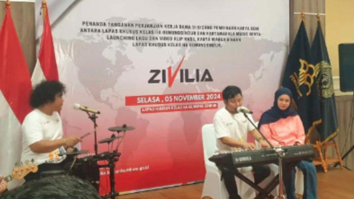 Zul Zivilia Rilis Lagu dari Lapas Gunung Sindur Jabar Demi Tetap Nafkahi Retno Paradinah