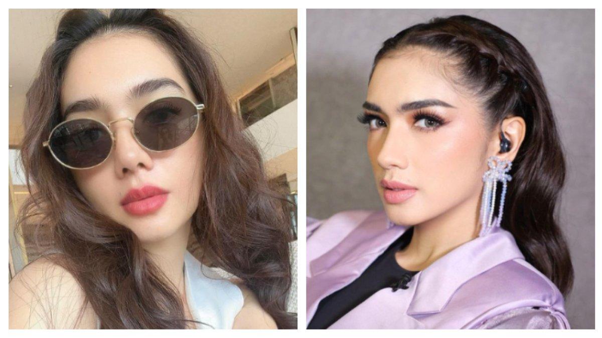 Angel Karamoy melakukan tindakan di bagian hidung. Padahal hidung sebelumnya sudah mancung.