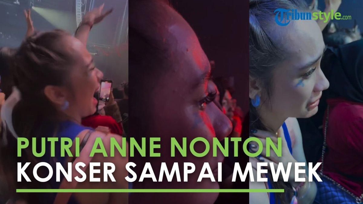 Tangis Putri Anne Saat Nonton Konser LANY, Lonjak lonjak hingga Mewek untuk Lagu Patah Hati