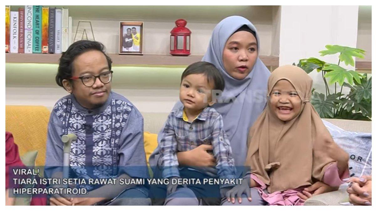 Viral Sosok Bunda Mutiara, Setia Temani Suami yang Idap Kelainan Langka