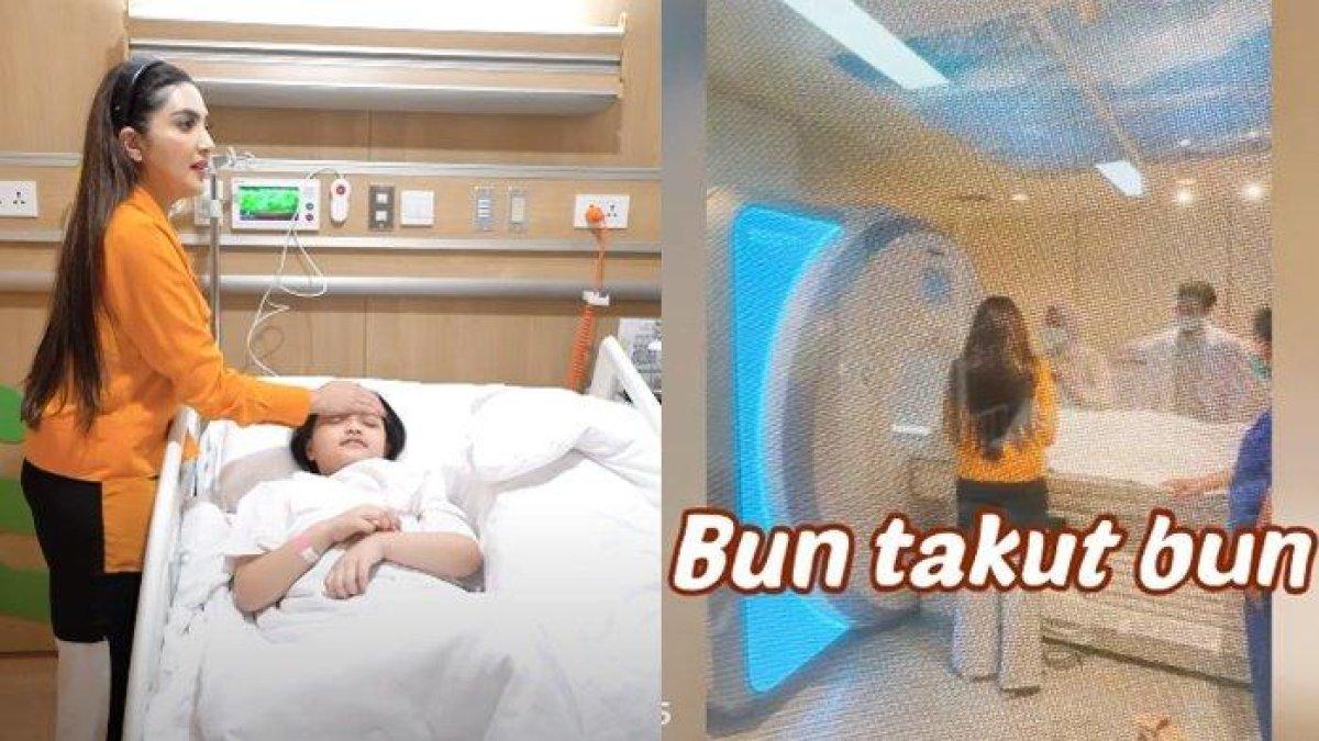 Arsy Hermansyah anak Anang Hermansyah dilarikan Ashanty ke rumah sakit hingga harus di MRI