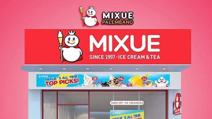 Mixue merupakan Gerai es krim soft serve dan minuman teh asal China yang Viral di Media Sosial 