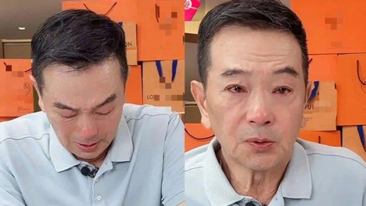 Artis senior nangis saat live streaming