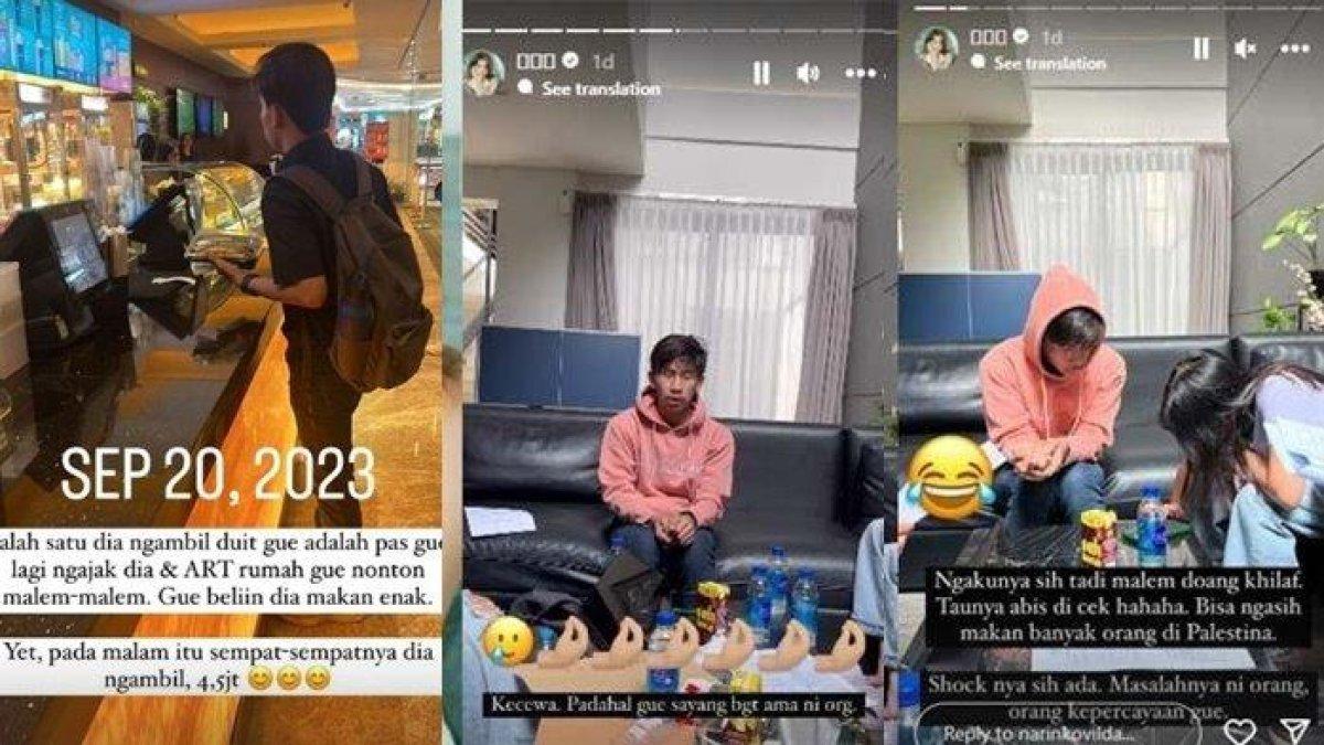asisten pribadi Awkarin diam-diam menggasak uang ATM-nya tanpa disadari hingga mengalami ratusan juta raib dicuri.