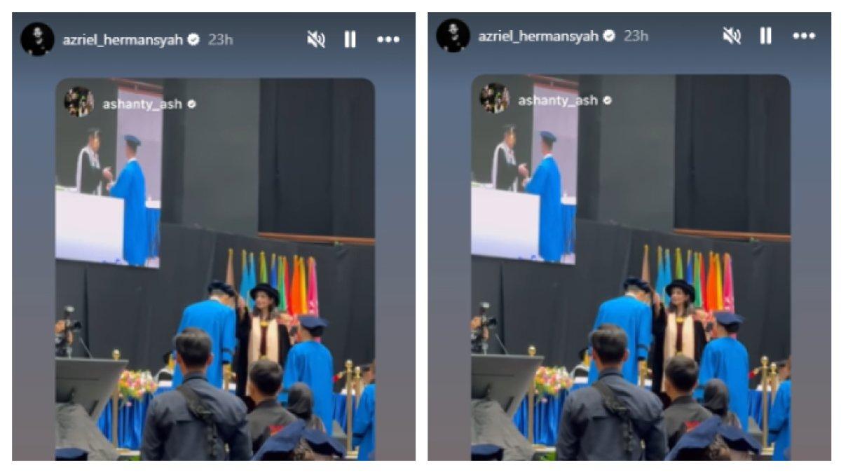 Azriel Hermansyah Wisuda Sarjana