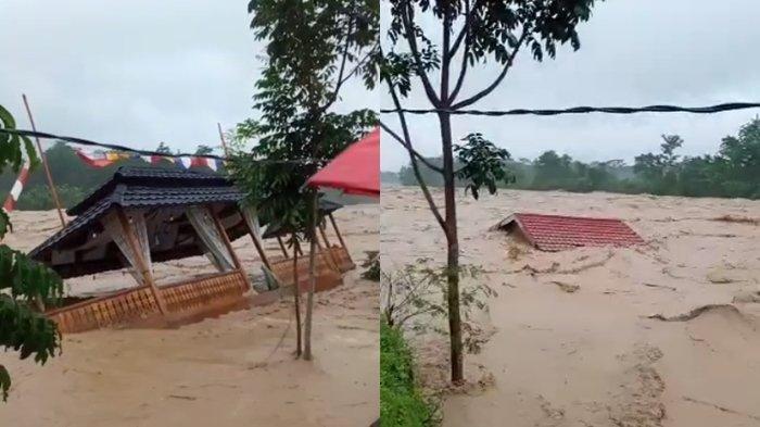 Ilustrasi lokasi pernikahan dilanda banjir dan longsor.