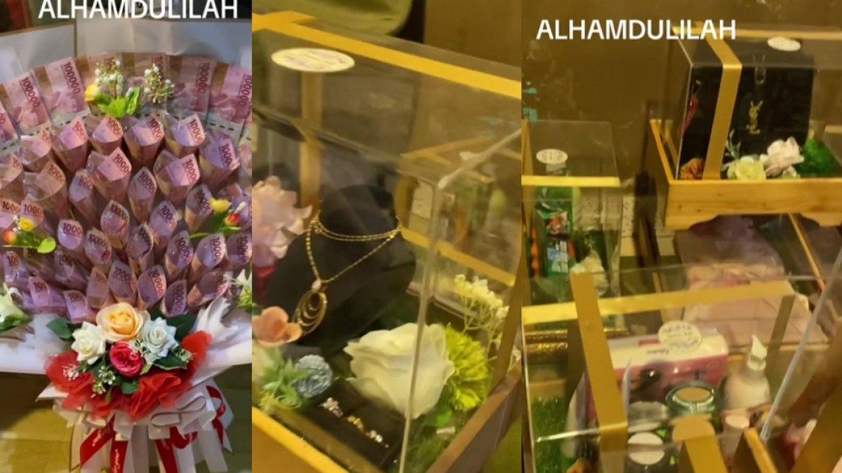 Barang seserahan Ryan Dono untuk Alya Jelita