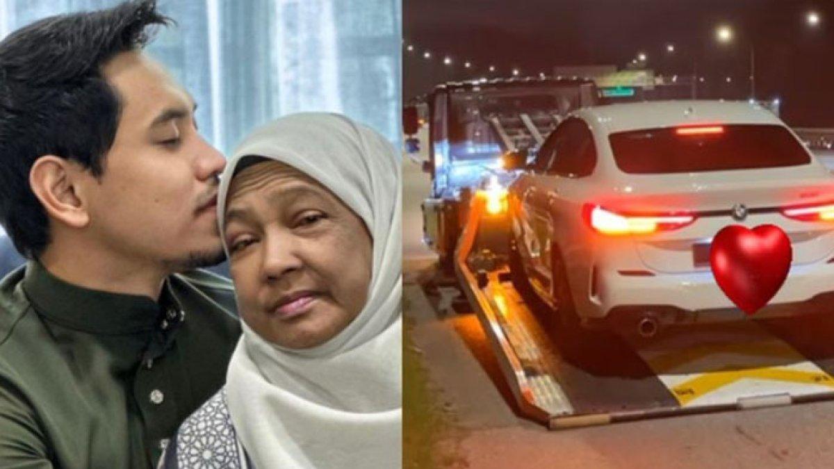 Berniat menjenguk ibu di kampung halaman, nahas artis ini tertimpa nasib sial, mobil mewah yang dikendarai terlibat kecelakaan