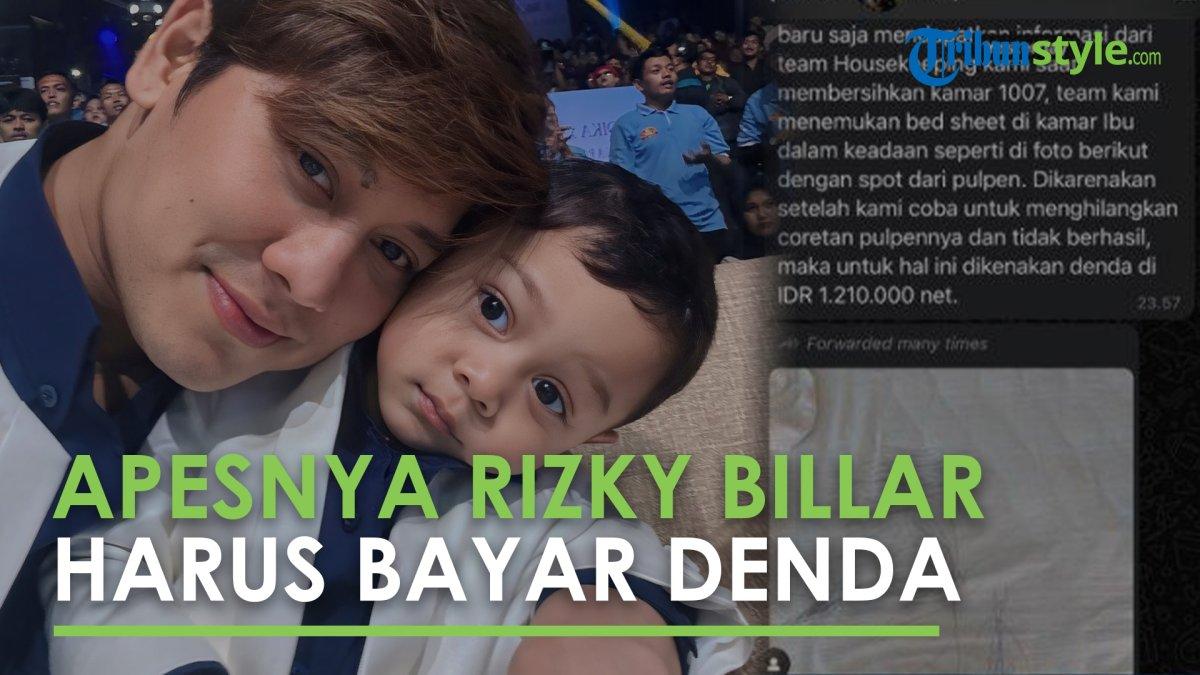 Rizky Billar Harus Bayar Denda Rp 1,2 Juta ke Pihak Hotel Imbas Putranya, Abang L Coret-coret seprei