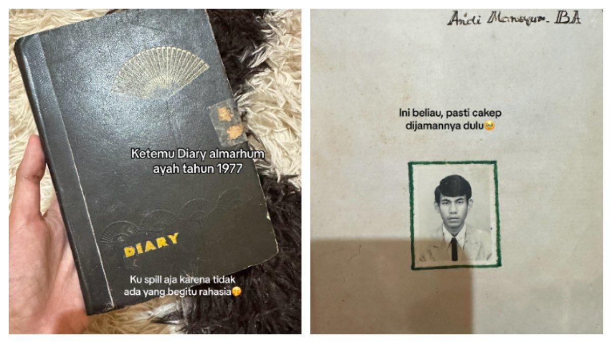 Momen anak menemukan buku harian ayahnya, tulisannya keren abis