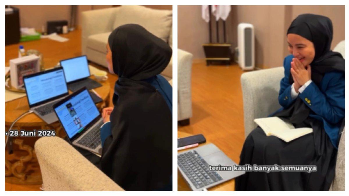 Momen Chacha Frederica dan Dico Ganinduto Wisuda S2