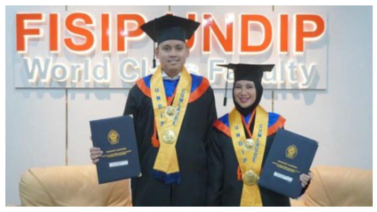 Momen Chacha Frederica dan Dico Ganinduto Wisuda S2