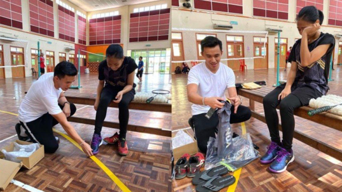 Chrisy menangis haru dapat banyak hadiah dari Edy
