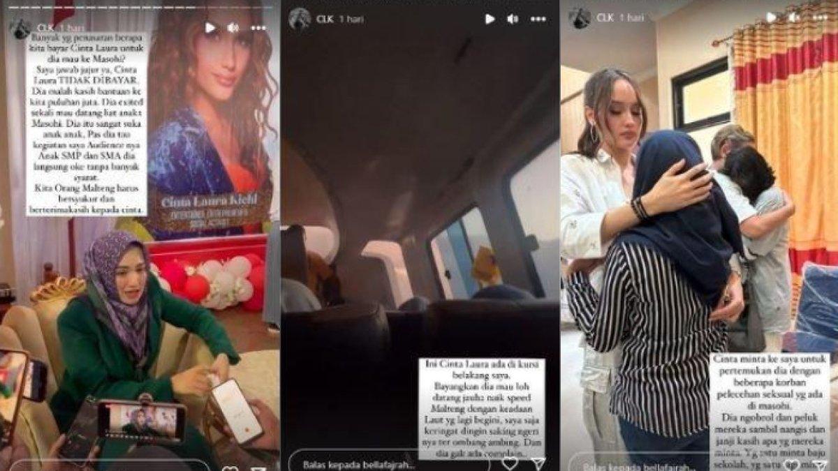 Aktris sekaligus pegiat sosial Cinta Laura Kiehl mendadak menjadi sorotan setelah kunjungannya ke Kota Masohi, Maluku Tengah