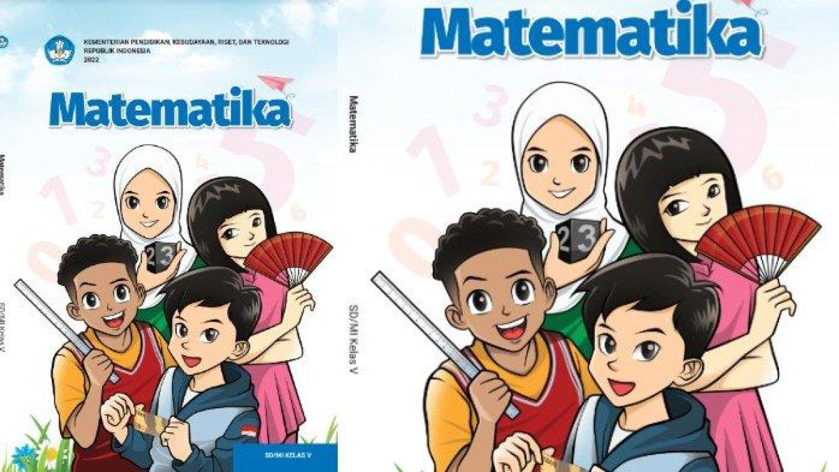 Cover buku matematika kelas 5 kurikulum merdeka