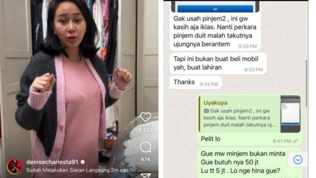 Denise Chariesta ngamuk ke Uya Kuya