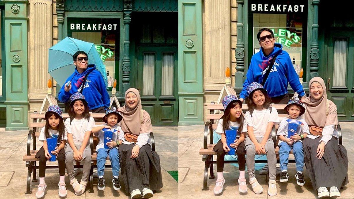 Desta unggah foto liburan bareng Natasha Rizki