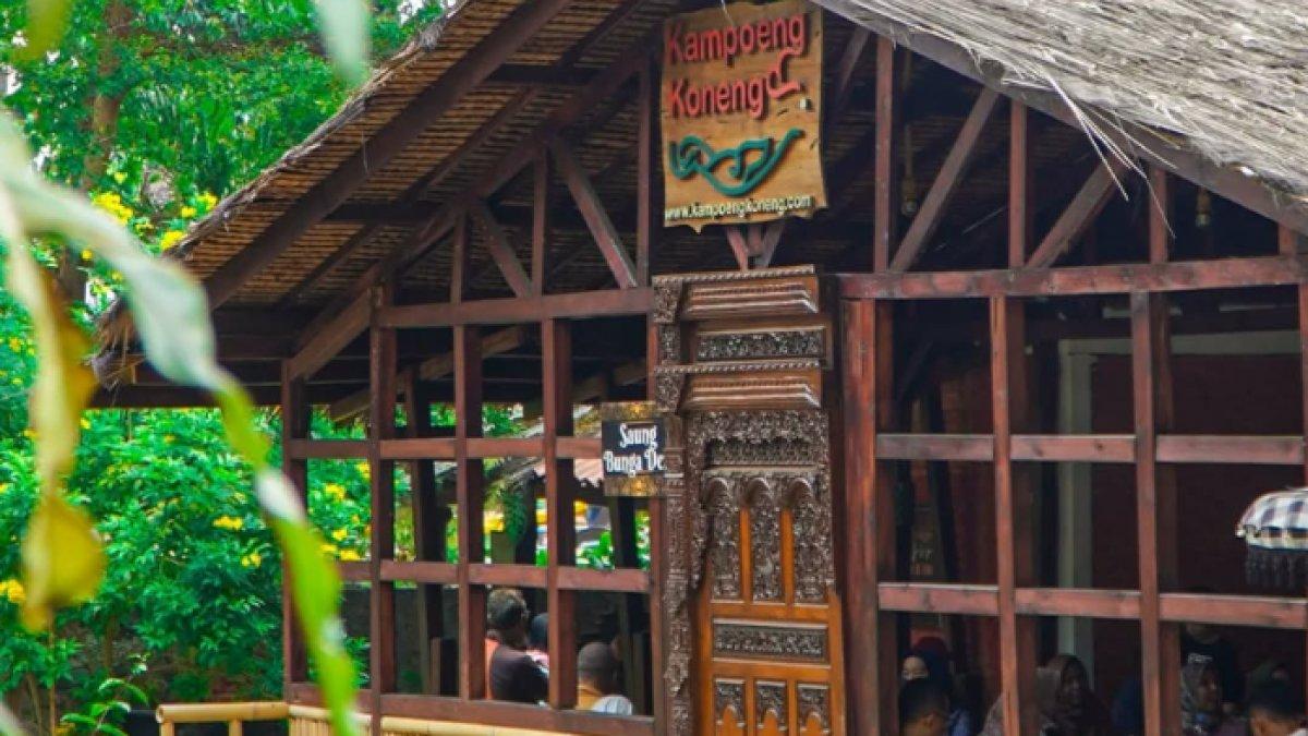 DESTINASI KULINER LEBARAN 2025: Suasana asri di Kampoeng Koneng