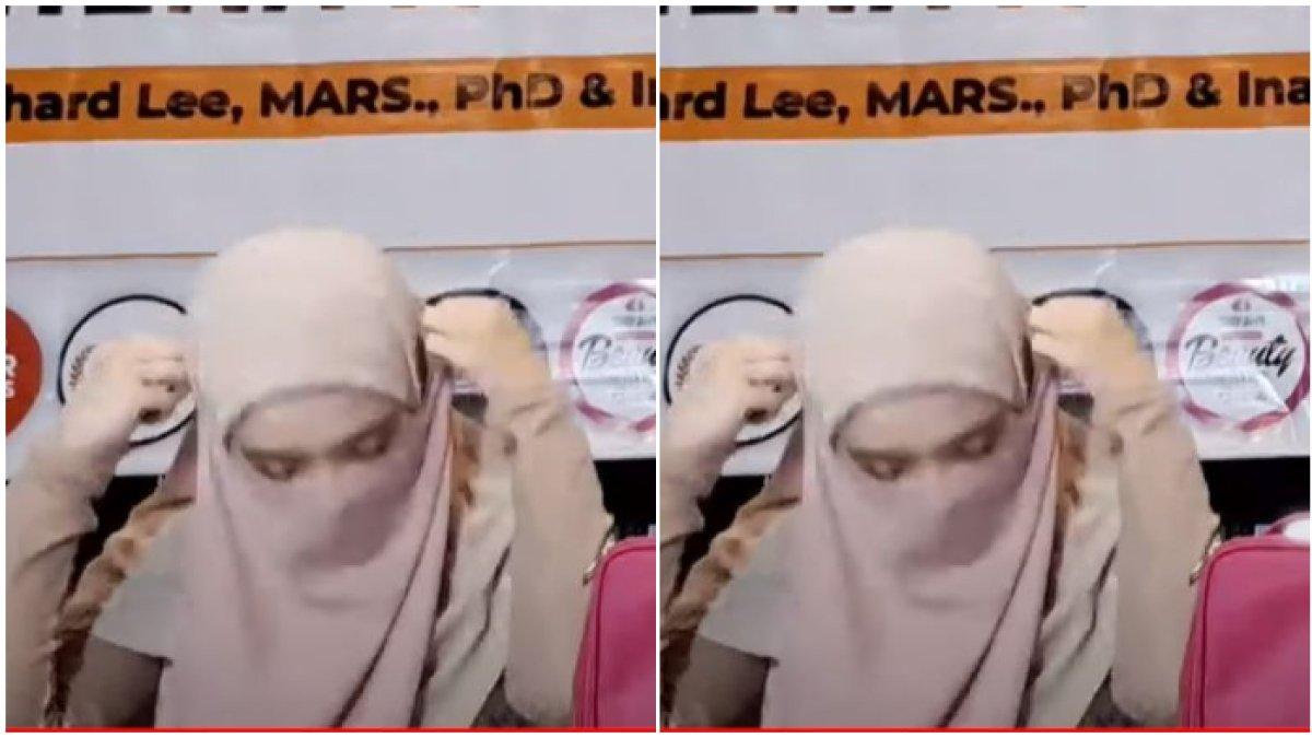 Detik-detik Inara Rusli lepas cadarnya