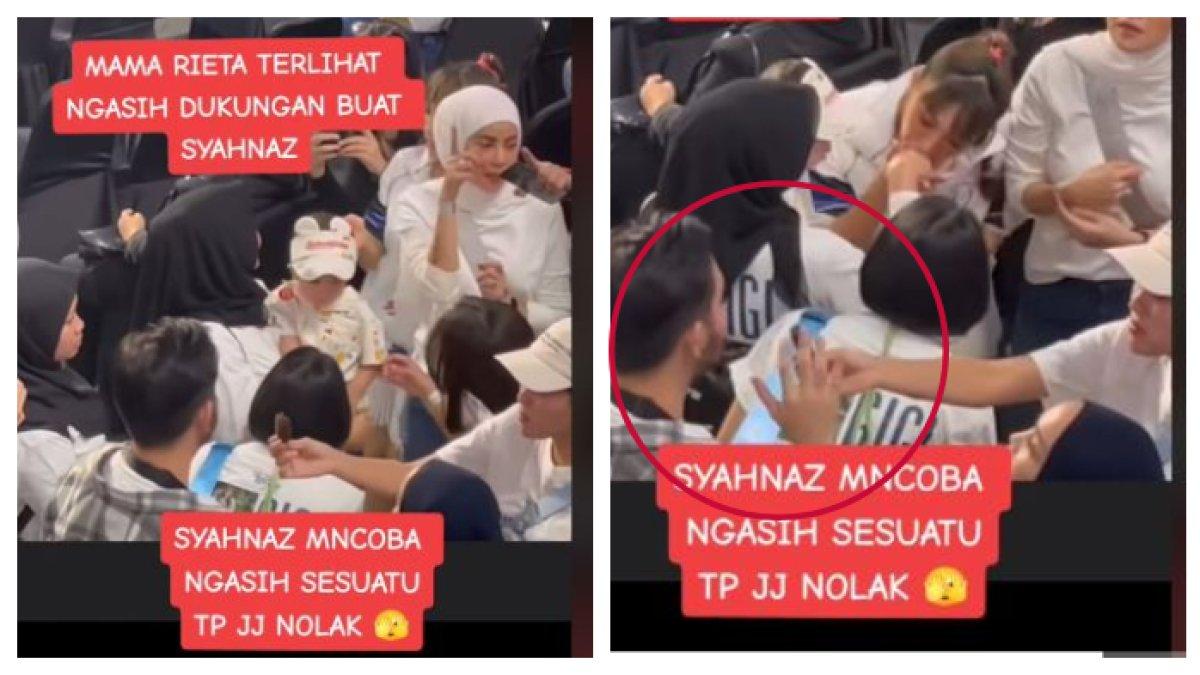 Detik-detik Jeje menolak disuapi oleh Syahnaz