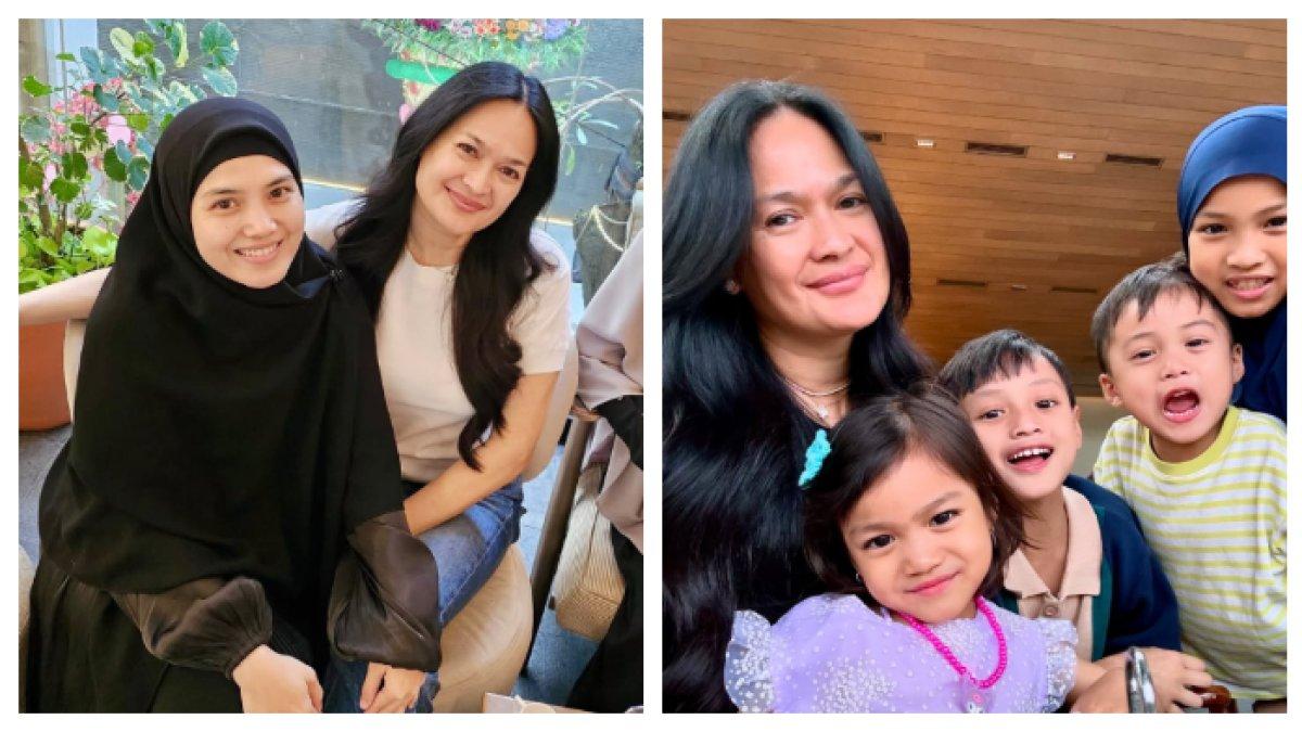 DONNA HARUN DAN HERFIZA - Donna Harun merasa bahagia karena sering dimintai tolong untuk menjaga cucu-cucunya. Merasa senang karena dilibatkan Herfiza untuk selalu dekat dengan cucu-cucunya.