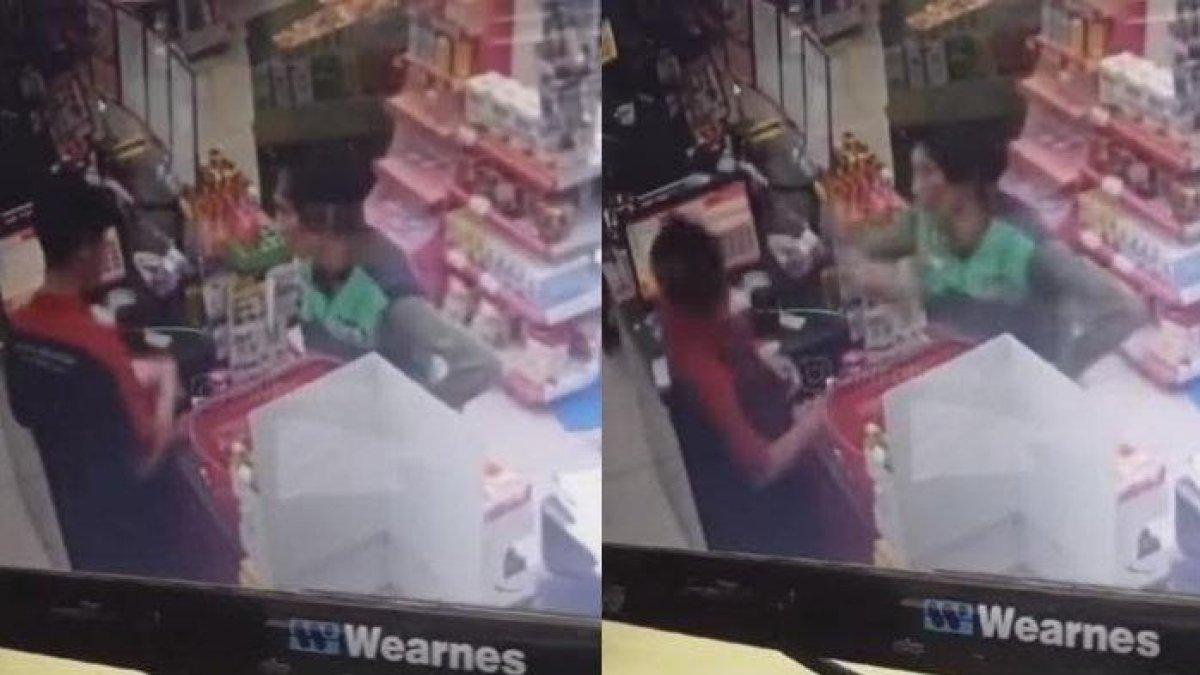 driver ojol ngamuk dan tampar karyawan di salah satu minimarket di Depok