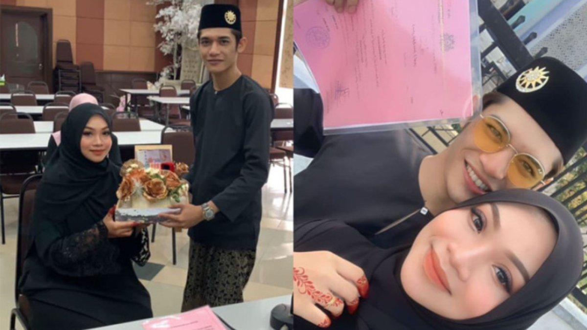 Eca dan Sazlan nikah hemat di KUA