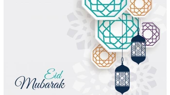 Eid Mubarak, kata-taka yang biasa muncul di Bulan Ramadan jelang Hari Raya Idul Fitri.