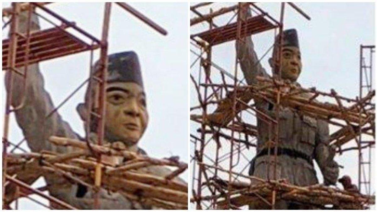 Berikut fakta-fakta patung Bung Karno di Banyuasin. Mulai dianggap lucu, habiskan anggaran Rp 500 juta hingga terancam dibongkar.
