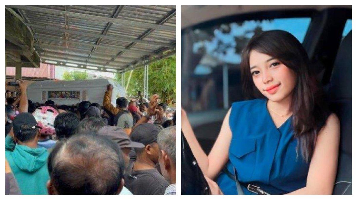 PENJEMPUTAN MAYAT FENI - Keluarga Feni Ere menjemput jenazah Feni Ere di RSUD Sawerigading Palopo pada Kamis (20/2/2025) (kanan) dan Feni Ere semasa hidup. Jasad Feni Ere ditemukan sudah menjadi kerangka setelah setahun menghilang.