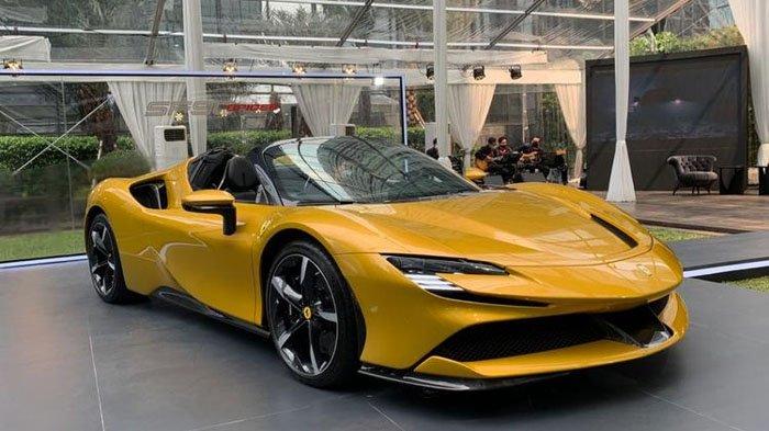 Ilustrasi Ferrari SF90 Spider