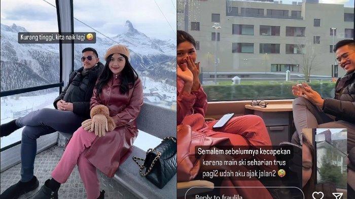 Foto bulan madu Kaesang Pangarep dan Erina Gudono