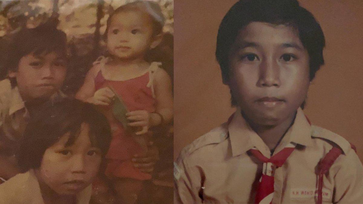 Foto masa kecil Narji