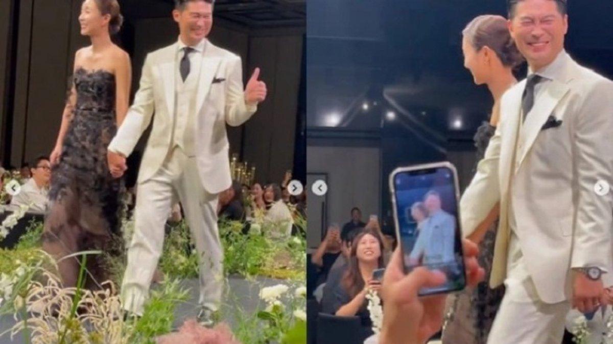 Foto pernikahan Choiza dan seorang pekerja kantoran