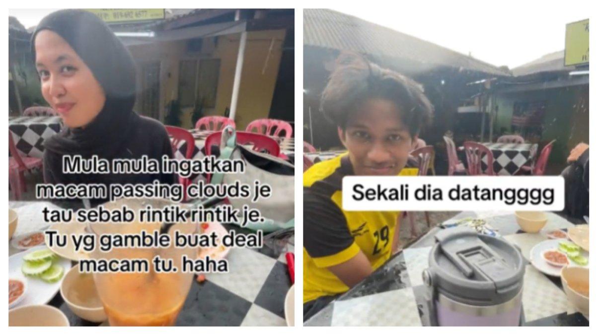 Orang Malaysia ini rela basah kuyup demi game seru bersama gengnya