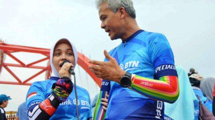 Ganjar Pranowo bersama sang istri