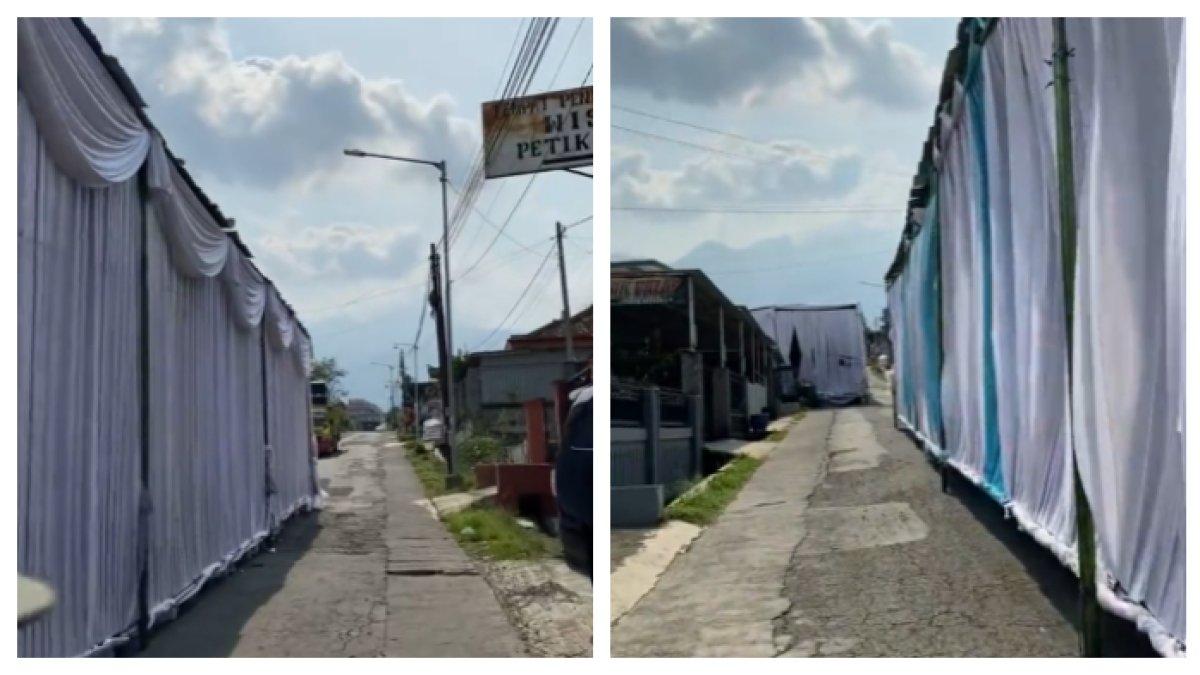 Viral video kampung adakan hajatan sekaligus 7 tempat.