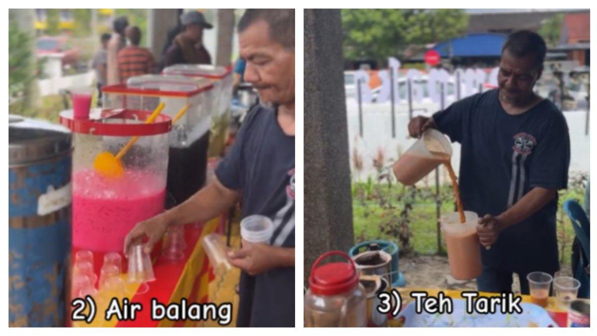 Momen menu hidangan hajatan ala pasar malam